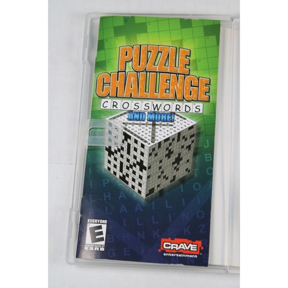 Puzzle Challenge: Crosswords and More (Sony PSP, 2006) Instruction Booklet - Picture 4 of 7